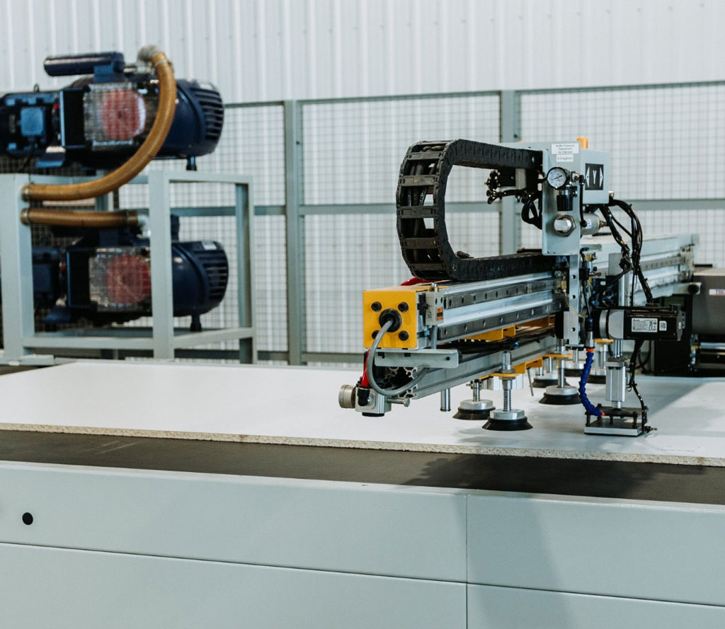 Équipement robotisé de l’usine