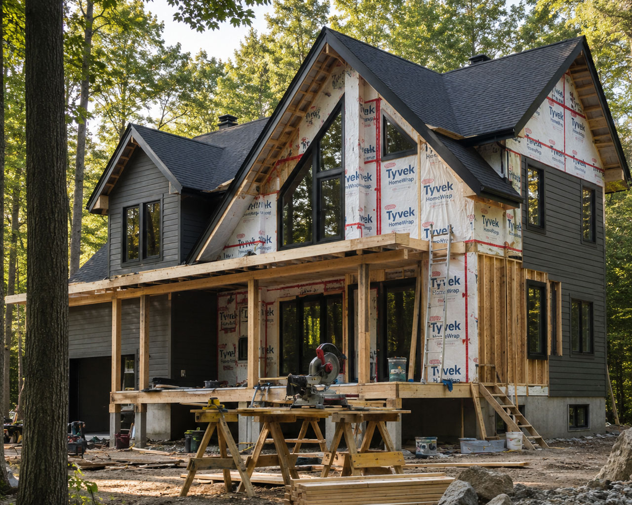 Maison en construction